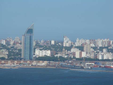 Montevideo vista do alto do Cerro